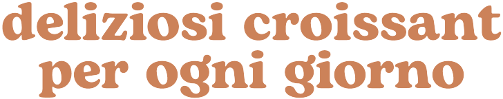 deliziosi croissant